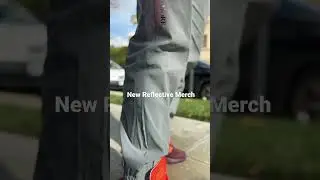 New Merch Reflective Pants #shorts #fashion #fashionstyle