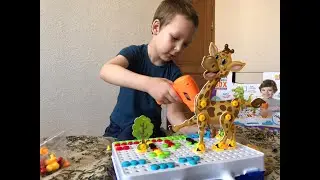 Конструктор с шуруповертом - CREATIVE PORTABLE BOX