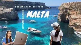 FLY TO MALTA WITH ME 🌴 A few days in the life of a female software engineer working remotely