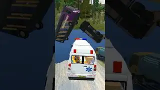 Ambulance Hit Bus And Cars Off-road Accident 😱😱😱 #india #gaming