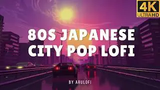 You’re Driving Alone at Sunset 🌆 | 80s Japanese City Pop LoFi (Screensaver 4K)