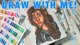 DRAW WITH ME!! Lofi drawing video! (no talking)