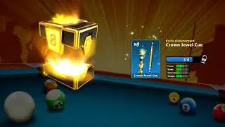 Crown jewel cue - 8 ball pool - Total reward