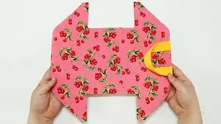 So Cute expandable zipper bag (small size) sewing ideas 💟 Creative Sewing