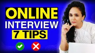 TOP VIRTUAL JOB INTERVIEW TIPS! | How to PASS an Online Interview in 2025