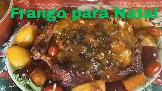  FRANGO ASSADO | perfeito para ceia de Natal com batatas cenoura e Douradinho suculento Ep. 02