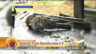 Dina Kupfer anchors breaking news: Amtrak derailment