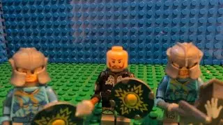 Lego small medieval battle 