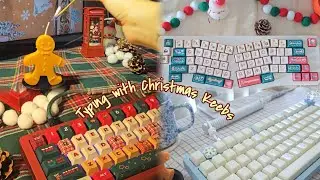 Christmas Compilation | 3 Keebs with Different Typing Sounds | Relax/Focus Boost | 2024🎄Desk Setups