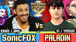 🔥 2XKO (SonicFox vs Paladin)🔥Jinx, Ekko, Vi and Yasuo ▰ League of Legends Fight High Level