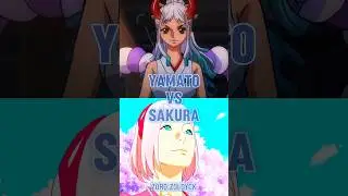 Yamato vs Sakura || #whoisstrongest #yamato #sakura #naruto #onepiece #shorts