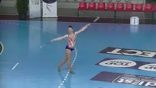 EC Twirling 2022 Finals 2 Baton Lily.
