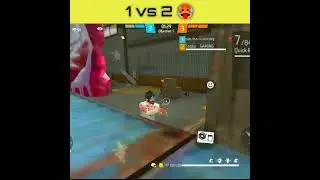 FASTEST 1VS2 CLUTCH 🥶 IN LONE WOLF || GARENA FREE FIRE || #short #video || #hakaitv