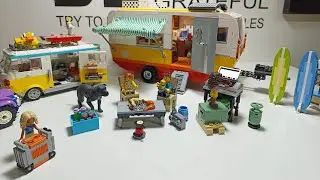 Lego Camper Vans & Fun Whole Travel Trailer Review