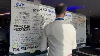 Graphic recording Jeroen Blijsie UWV Data Event 12 nov 2025