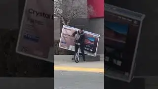 Unicycle and TV