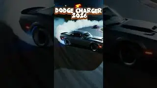 Dodge Charger 2026 Snake-Style Drift | Extreme Smoke & Flame Cinematic #automobile #drift #carshorts