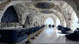 Enter a Heavenly Kingdom 🌟 | Opulent White & Gold Neoclassical AI Mansion Tour in 4K