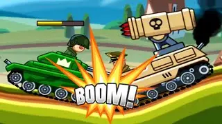 Hills of Steel. Игры про танки. Танк КОБРА, прокачка авиа удара.#13