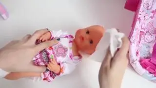 ❤ Nenuco Baby Doll Drinks Milk Baby Born Maxicosi Seat Newborn Видео куклой для девочек いす ベビーカー 人形