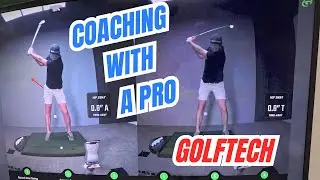 Coaching with a Pro at GolfTech ! How I'm working to improve my swing