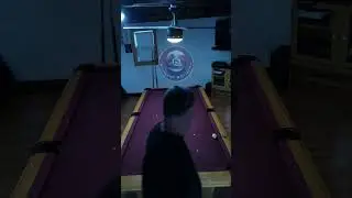 4 balls half diamonds to the short rail
