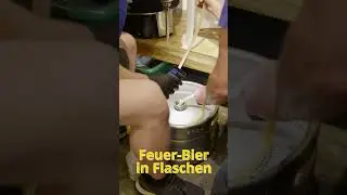 Flasche VS Feuer-Bier #fire #feuer #bier #beer #home #brewing #homebrew #homemade #handwerk
