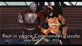 Destiny Extended Commander Zavala Lance Reddick Tribute