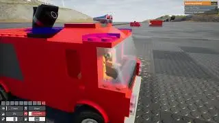Brick Rigs Fire Trucks Crash Through A Brick Wall (And Some Other Stuff)
