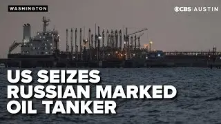 Russian flagged tanker US continues raids