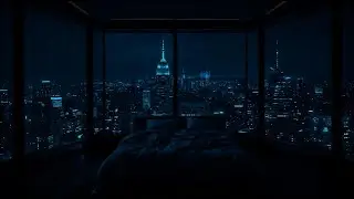 Rain ASMR for Deep Sleep 🎧 Cozy Bedroom with Relaxing City Ambience