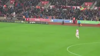 Stoke City - Sam Clucas Goal Celebrations vs. Swansea City