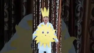 First prize winner #Fancy dress competition on Sun by Chaitanya Bharti, class 2