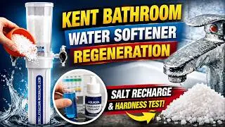 Kent Bathroom Water Softener Regeneration Guide | Salt Recharge & Aquasol Hardness Test Kit Demo