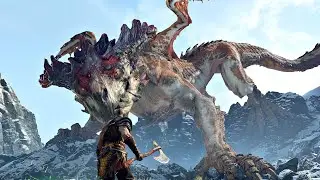 God of War PC - Dragon Boss Fight 4K ULTRA HD (RTX 3090 PC Max Settings) Kratos vs Dragon