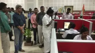104 helpline visit by Dr C Vijaya Baskar Health Minister