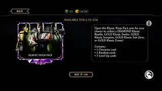 MK Mobile: Klassic Ninja pack opening!