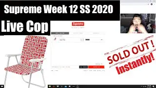 Supreme Week 12 SS 2020 Live Cop Supreme Lawn Chair (Manual Attempt)