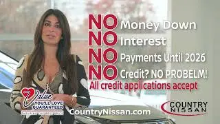 No No November Is Here! No Money Down, No Interest & No Payments Until 2026!