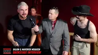 Интервью с Диллоном и Мавериком Маккуином на выставке CCW с Элайджей Драго.