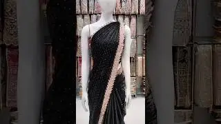Jimmy Choo Silk Saree 😍 || #saree #shortsfeed #jimmychoo