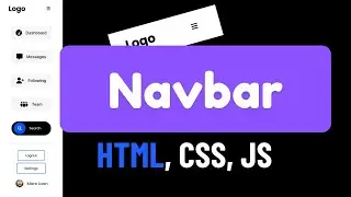 HTML, CSS & JavaScript Tutorial: How to build a Navigation Bar