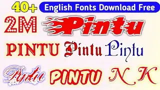 40+ English fonts download | Stylish english font free | free english font download | pixellab font