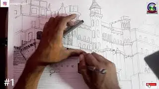 #DOTS SPEED DRAWING || VARANASI GHAT || #rottring pen||#drawing #pencildrawing #stippling #artwork
