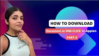 Generate and Download PDF Document in Single Click in Appian | Web API | Integration | PART -2