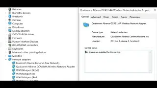 Fix Qualcomm Atheros QCA61x4A Adapter Not Working Error Code 10/43/56/39