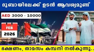 Dubai job vacancy 2026 | UAE Jobs Malayalam | Gulf Jobs Malayalam | Dubai Jobs | Gulf Jobs Today