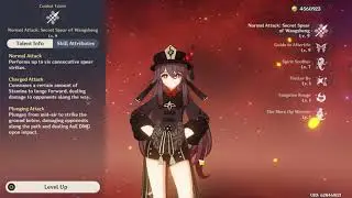 Using my first Crown of Insight!!!!! lvl 10 Hu Tao basic