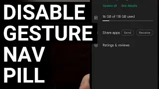 This Magisk Module Disables the Gesture Navigation Pill on Android 10+