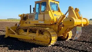 Fiat allis FD40 plowing with Chisel Plough | Unique Ploughing 